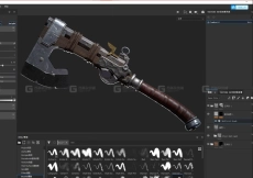【次世代武器全流程制作】maya+zb+sp全网讲解最细致的斧子制作教程