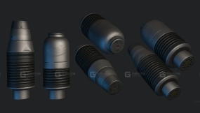 VOG25榴弹 ВОГ-25 (VOG-25) 3D model-5