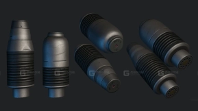 VOG25榴弹 ВОГ-25 (VOG-25) 3D model-5