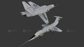 洛克希德NF-104A星际战斗机  Starfighter Lockheed Nf-104a