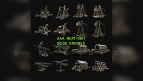 古代围攻引擎战争机器投石车建造者 Siege Engine War Machines Builder Collection Pack