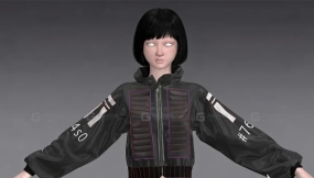 废土风格女性夹克上衣 MD329