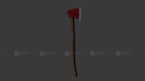 消防斧 3D模型-29 - Fire axe 3D model-29