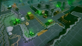 【UE4.26】深石洞穴——像素艺术地牢复古低多边形模块化套件 Deepstone Caves - Retro Lowpoly Modular Kit for Pixel-Art Dungeons