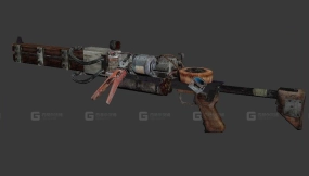 轨道炮-11 - Railgun 3D model-11