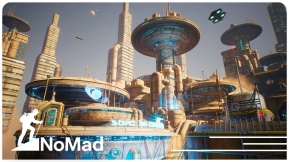 【UE】科幻摩天大楼建筑  Sci-Fi Skyscrapers Buildings