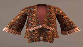 女式传统中式花纹外套