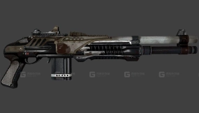 Volk S4霰弹枪 - Volk S4 Shotgun 3D model-1