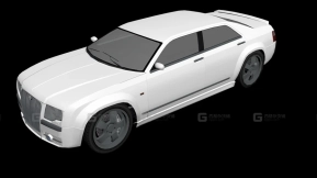 白色肌肉车 - PMP 600 3D model-139