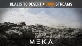 【UE5.2】熔岩山脉景观场景 LAVA MOUNTAINS LANDSCAPE