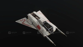 星球大战低模I7嚎叫者 Star Wars low poly I7 Howlrunner