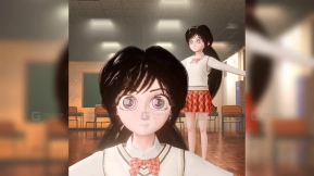 卡通女学生  Cartoon Female Student