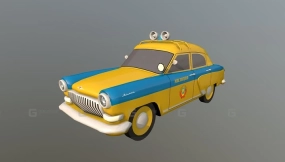 1962-1970年苏联GAZ-21R警用款轿车 - The Soviet model GAZ-21R police of 1962-1970