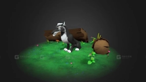 狼类动画合集 - Wolves animated pack