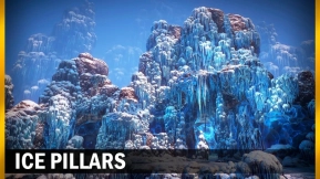 【UE】冰柱  Ice pillars
