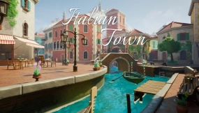 【UE5.0】Stylized Italian Town ( Village Italian Town Stylized Italian Village Stylised ) 风格化意大利城镇