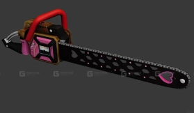 链锯 3D模型-96 - Chainsaw 3D model-96