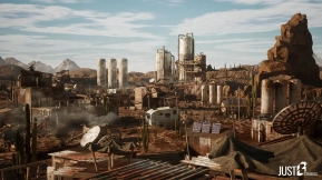 【UE】模块化末日废土沙漠村庄城市建筑房屋环境 Modular Post Apocalyptic Desert Environment (Desert City,Desert Village)