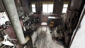 【UE】逼真的末日废土室内环境  Realistic Post-Apocalyptic Interior Environment