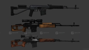 德拉贡诺夫-22 - Dragunov 3D model-22