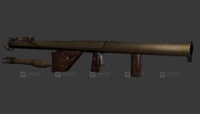 巴祖卡火箭筒3D模型-80 - Bazuka 3D model-80