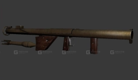 巴祖卡火箭筒3D模型-80 - Bazuka 3D model-80
