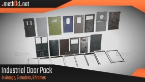 【UE】工业门套装  Industrial Door Pack