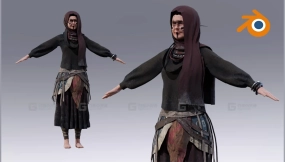 部落老妇人 An Old Tribal Woman