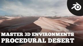 Skillshare – 在Blender中创建逼真沙漠 - Skillshare – Create a Realistic Looking Desert in Blender