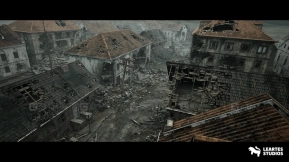 【UE】二战战区环境巨型资源包（含毁坏建筑、道具，二战战区）  WW2 Warzone Environment Megapack ( w DestructedBuildings   Props, Warzone WW2 )