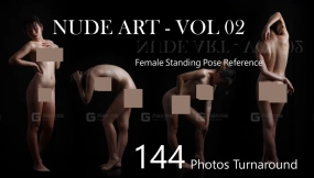裸体艺术参考 - 第二卷 Nude Art Reference - Vol 02
