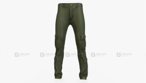 裤子工装裤模型 02 Cargo Pants 02