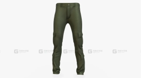 裤子工装裤模型 02 Cargo Pants 02