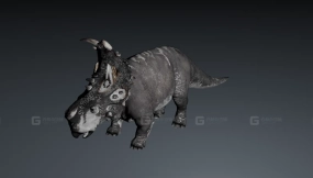 厚鼻龙 Pachyrhinosaurus 0