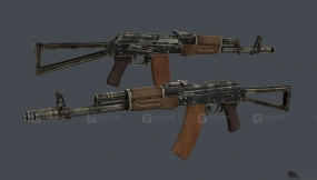 АКС-74Н обр. 1980 года 3D model