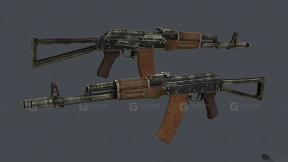 АКС-74Н обр. 1980 года 3D model