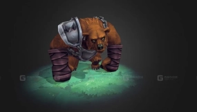 动画熊角色 - Bear animated character