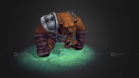 动画熊角色 - Bear animated character