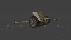 PaK 35 36反坦克炮3D模型-32 - PaK 35 36 3D model-32