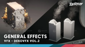【UE】通用视觉特效资源包VOL.2  DEKO VFX VOL.2 - General Effects
