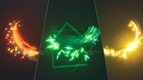 【UE】280 剑斩特效包 第二卷  280 Sword Slashes VFX Pack Vol. 2