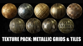 材质 金属网格与瓷砖  Materials Metallic Grids & Tiles