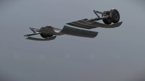PZL.37B II 秃鹰起落架展开 PZL.37B II [landing gear in action]