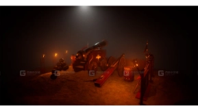【UE】风格化中世纪炮手道具  Stylized Medieval Cannon Crew Props