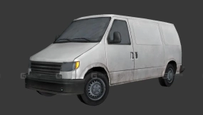 厢式货车 - Van 3D model-122
