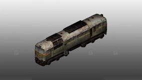 内燃机车 - Diesel locomotive   Грузопассажирский тепловоз М62-1649 3D model-49