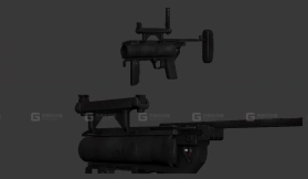 M320榴弹发射器3D模型-86 - M320 3D model-86