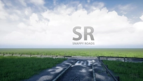 【UE】程序化道路与高速公路工具，附带简易车辆交通系统  Procedural Road And Highway Tool With Simple Vehicle Traffic