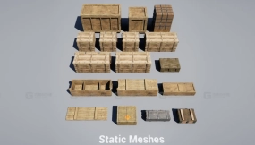 【UE】军需物资 - 第六卷 - 板条箱  Military Supplies - VOL.6 - Crates