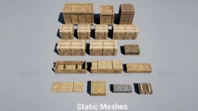 【UE】军需物资 - 第六卷 - 板条箱  Military Supplies - VOL.6 - Crates